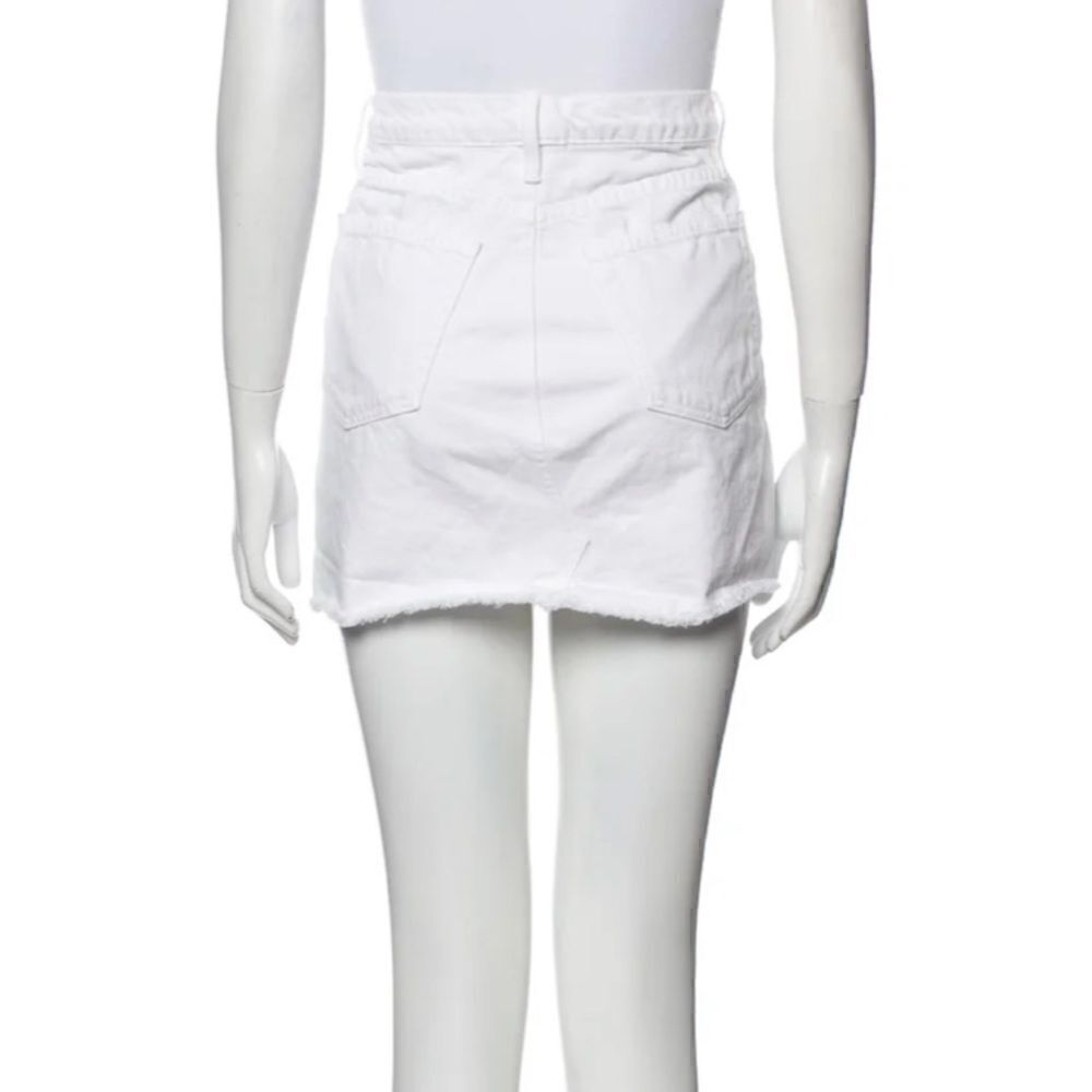 FRAME Raw-Edge Trim Mini Skirt size 26 - Picture 2 of 9